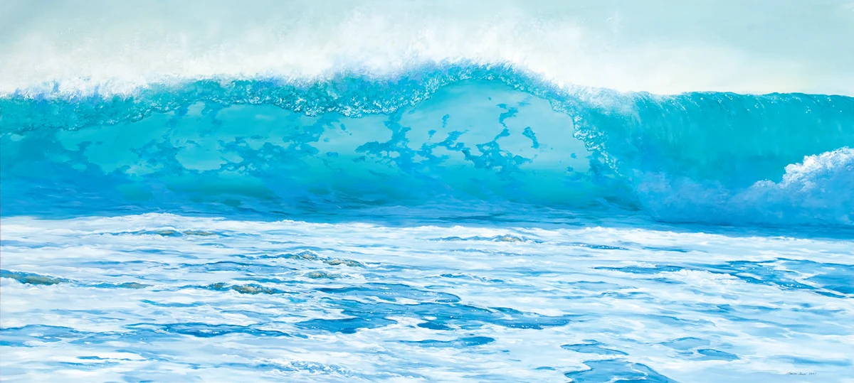 Lot 30, Wave Study I by Leigh Hewson-Bower