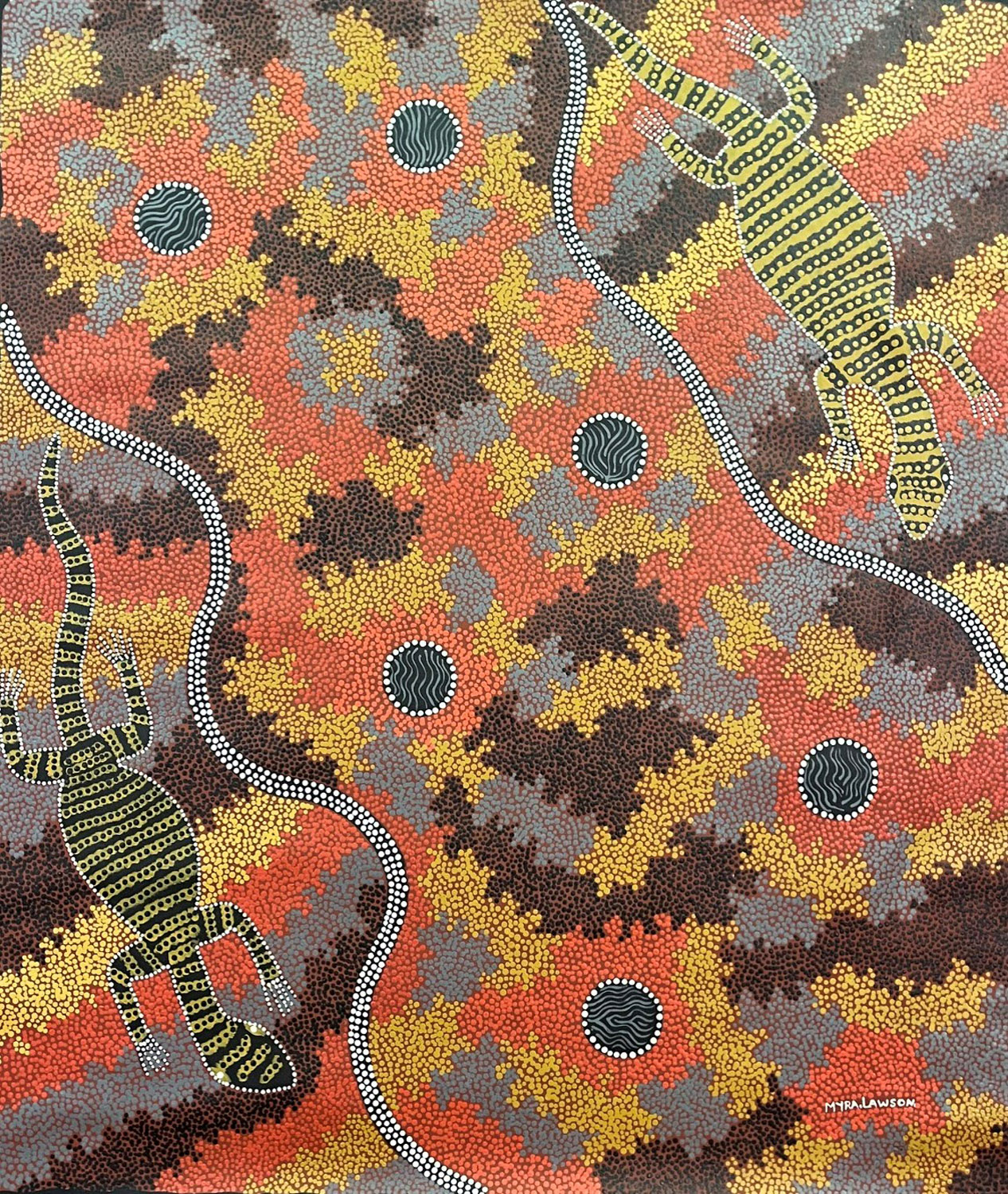GOANNA WENT TO BLACKSTONE by MYRA LAWSON