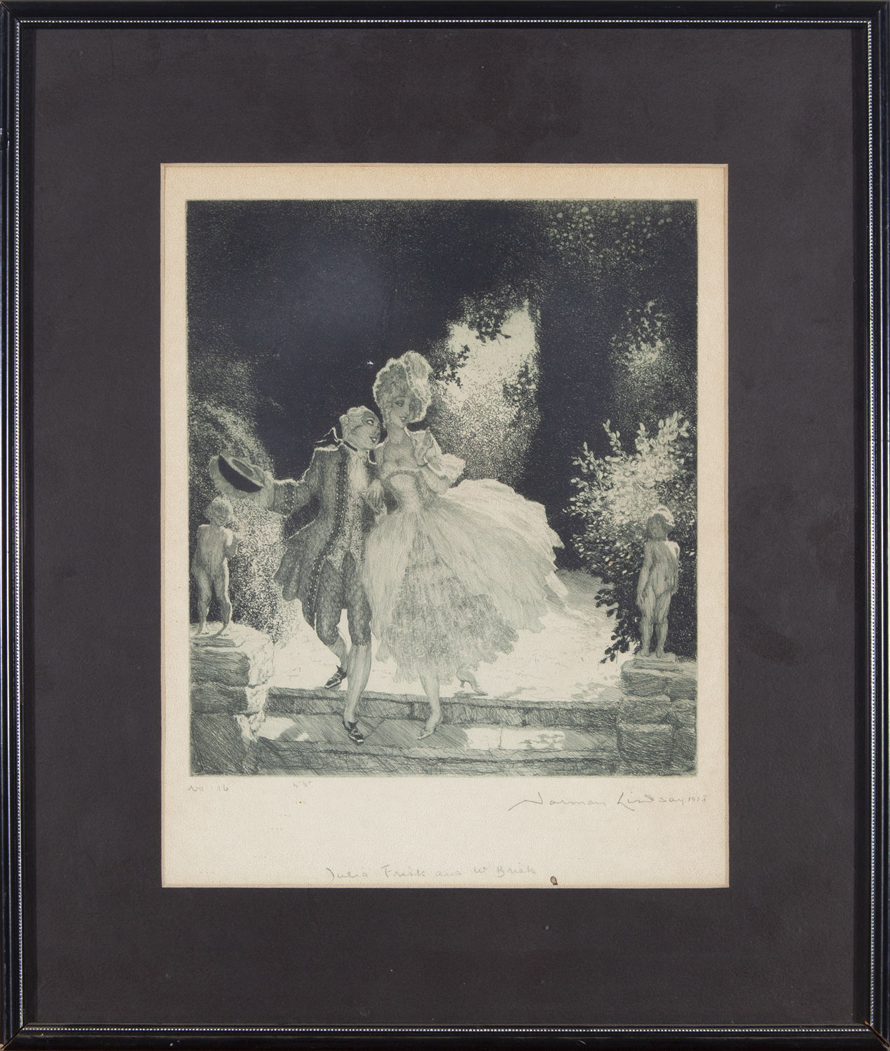JULIA FRISK AND MR BRISK by NORMAN LINDSAY