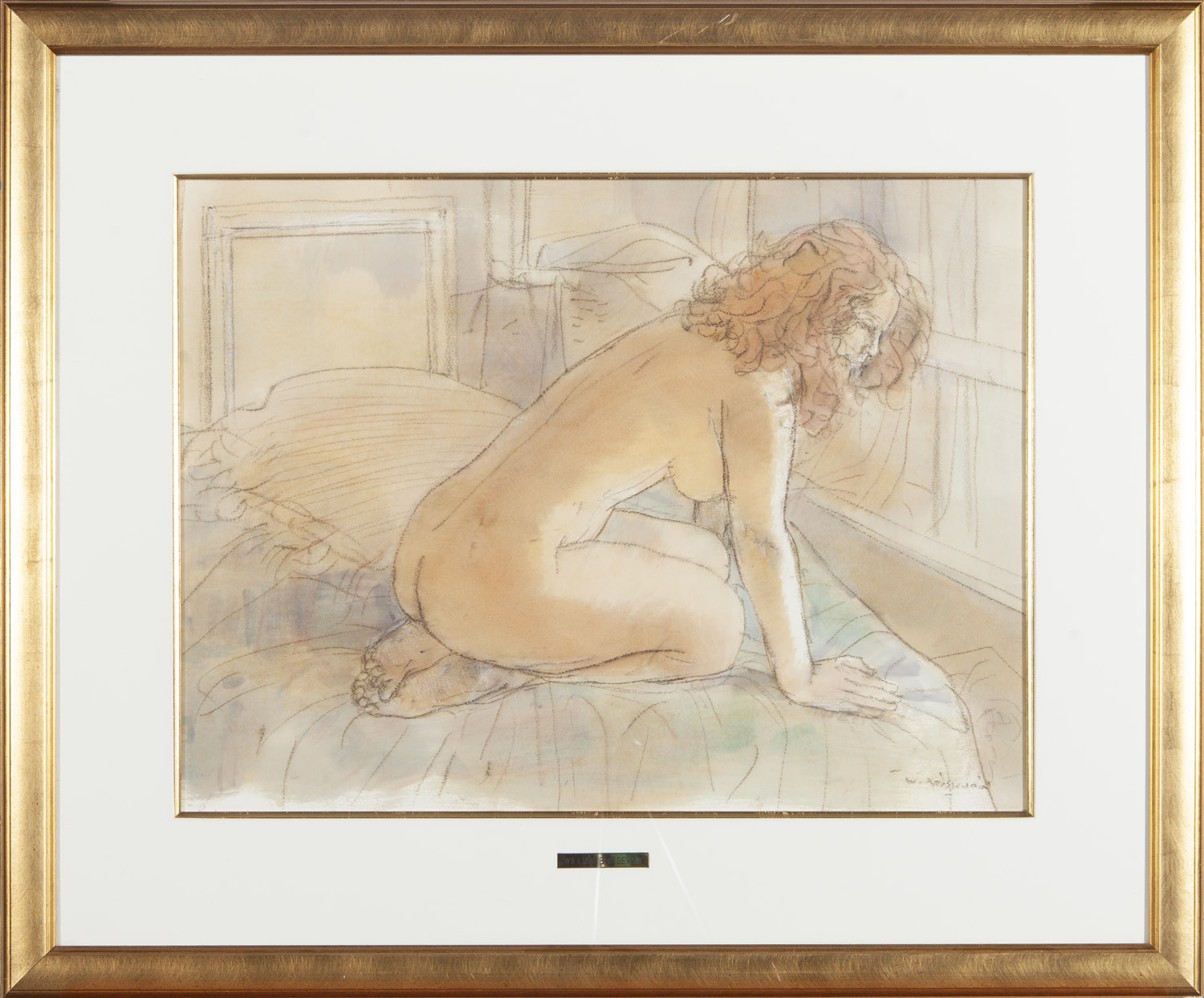 KNEELING NUDE by WILLIAM BOISSEVAIN