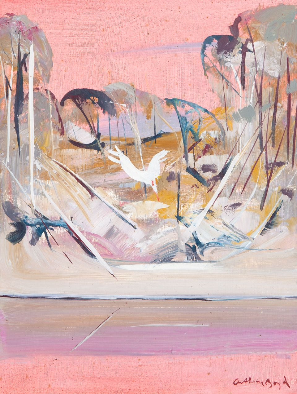 Arthur Boyd — Cockatoo Over the Shoalhaven