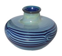 Lot 102. GERRY REILLY BLUE AND GREEN VASE