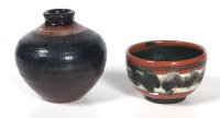 Lot 108. GUY GREY-SMITH BOWL AND POT (2)