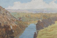 Lot 120. RENE COLLOT D'HERBOIS RIVER SCENE