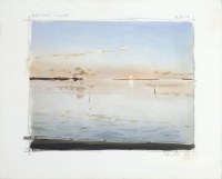 Lot 13. LARRY MITCHELL ABROLHOS SUNSET