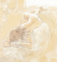 Lot 33. WILLIAM BOISSEVAIN NUDE ON BED