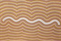 Lot 52. PADDY CARROLL TJUNGURRAYI MAKO OR WITCHETTY GRUB DREAMING 1988