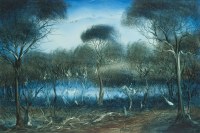 Lot 57. KEVIN CHARLES (PRO) HART EGRETS IN SWAMPLANDS