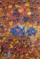 Lot 81. PANTJITI MARY McLEAN GOOD TIMES AT THE WATERHOLE