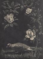 Lot 15. LIONEL ARTHUR LINDSAY PHEASANT AND MAGNOLIA