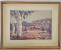Lot 103. NELSON PANNKA CENTRAL AUSTRALIAN LANDSCAPE