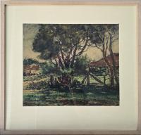 Lot 113. LIONEL HORNABROOKE JAGO THE BROKEN FENCE