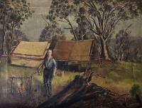 Lot 114. A. M. BEETHAM E.G. ARTHURS AT HIS BUSH CAMP