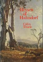 Lot 115. ART REFERENCE BOOK HEYSEN OF HAHNDORF