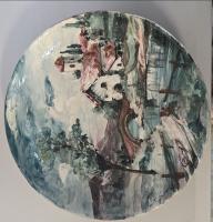Lot 135. POTTERY STUDIO LANDSCAPE