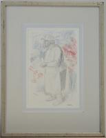 Lot 65. TERENCE JOHN SANTRY THE FLOWER SELLER