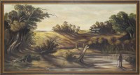Lot 100. LARRY MITCHELL RIVER LANDSCAPE
