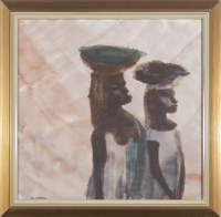 Lot 109. JAMES VERNON WIGLEY TWO DESERT GIRLS