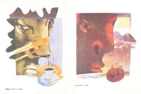 Lot 11. SAM ABERCROMBIE MALE ARTIST AND COFFEE, FEMALE ARTIST AND COFFEE (2)