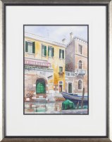 Lot 114. LAURA COLE CANAL SCENE