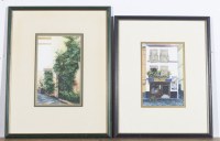 Lot 116. MARGUERITE ANDEL THE DOOR AND SEVILLE CAFE (PAIR)