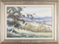 Lot 56. MICHAEL CARTWRIGHT CATTLE IN LANDSCAPE