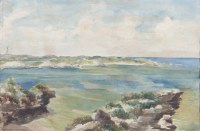 Lot 57. IRENE CARTER ROTTNEST ISLAND WITH LIGHT HOUSE