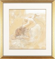 Lot 75. WILLIAM BOISSEVAIN NUDE ON BED