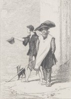 Lot 77. JOHN SELL COTMAN FRENCH BEGGARS
