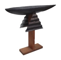 Lot 89. ARTIST UNKNOWN WOODEN CANOE