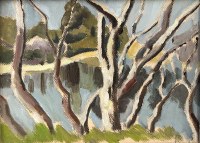 Lot 90. BARBARA CHAPMAN RIVERSIDE TREES