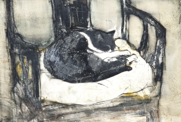 WILLIAM BOISSEVAIN SLEEPING CAT