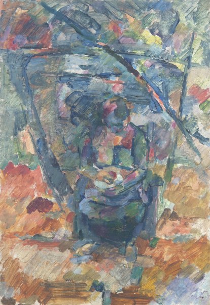 JOHN RICHARD PASSMORE WOMAN SEATED IN THE GARDEN c.1950