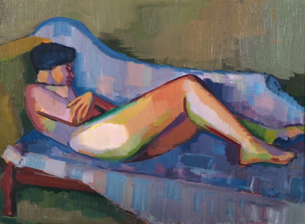GUY GREY-SMITH RECLINING NUDE
