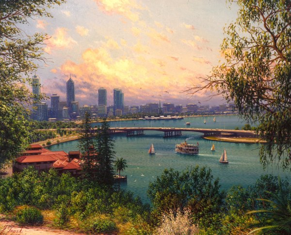 JOSEPH AMBROSE FROST PERTH FROM KINGS PARK