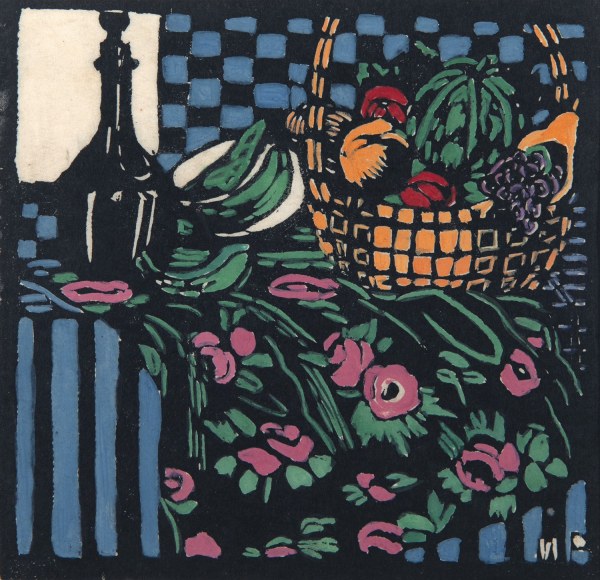 MARGARET PRESTON STILL LIFE - BASKET